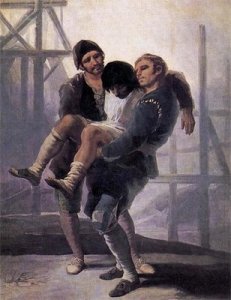 Goya, El albañil herido
